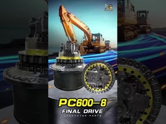 Ensamblaje de caja de engranajes del mando final de excavadora Komatsu PC600-8 de larga duración
