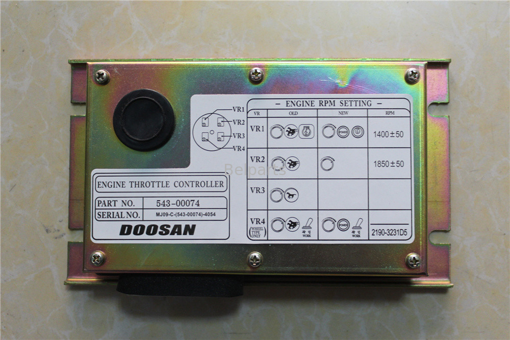 543-00074 el panel de exhibición del montaje del racimo de Controller DH130 DH220LC-7 SL130 SL500LC-V del excavador