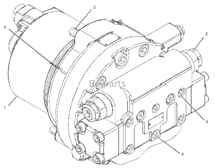 El motor de viaje de la excavadora Assy E325 E329D Final Drive Assy 2042674 199-4521 227-6138 227-6116 267-6796