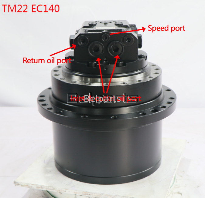 Las partes de las excavadoras TM22VC GM22VC EC140 Final Drive PC135 PC150 DH135 SK130 SK140-8