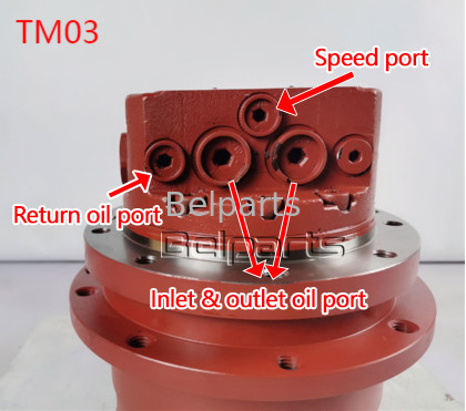TM03 Partes de excavadoras MAG18VP-230 MAG18VP-350 Yanmar B22 B25V B37V B27 VIO30 Dispositivo final