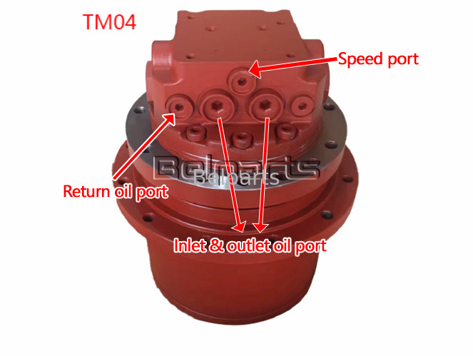 KYB MAG26VP PHV-390-53B EX40 IHI40JX Dispositivo final para piezas de excavadoras TM04