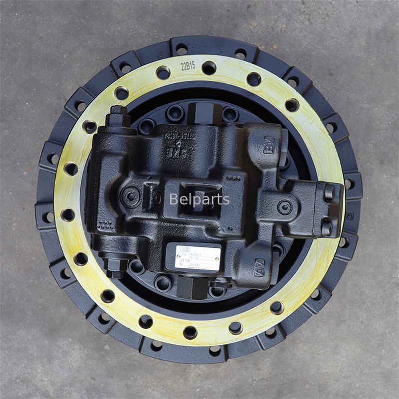 Hitachi EX200-5 EX210K-5 EX200-3E Excavadora Motor de viaje Assy 9134825 9148909 9155253 9150472 9144136 El último accionamiento de la caja de cambios