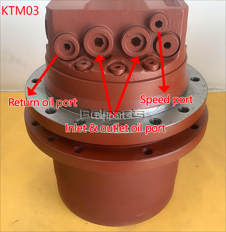 TM03 MAG18VP-220 PHV2B MB0161 Ensamblaje del motor de viaje de la excavadora CX27B CX22B EC20