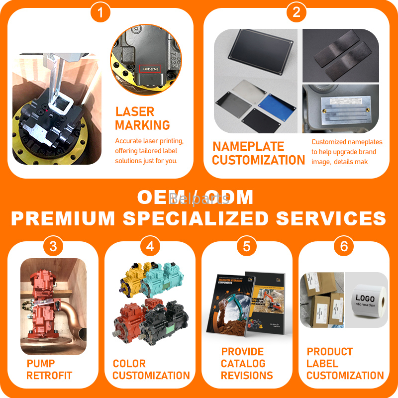 Kubota KX20 XCMG XE17 Hydraulic Pump For Excavator Spare Parts Nachi PVD-0B-18P-6G3 Axial Piston Pump