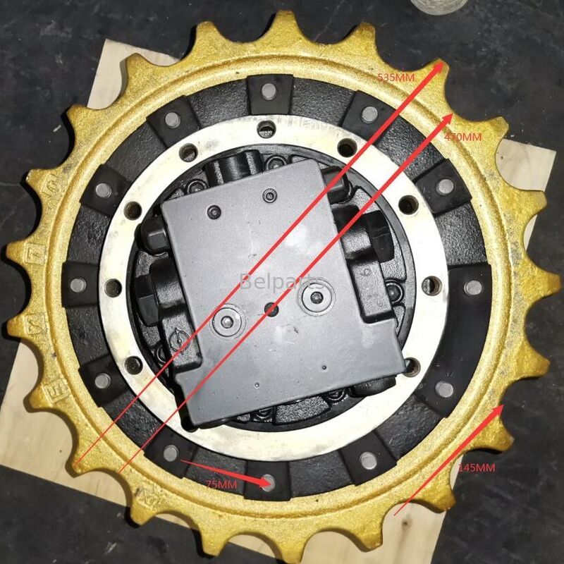 EX75UR EX75UR-3 Mandos finales para excavadora Hitachi repuestos 9118299 Conjunto de motor de traslación