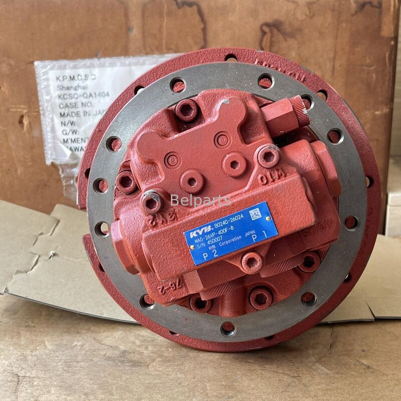 Transmisión final para Kubota KX121-2 KX121-2S mini excavadora piezas KYB MAG-26VP-400F-8 Motor de traslación B0240-26024 RD108-61600 RD108-61802 RD128-92700 RD108-61606