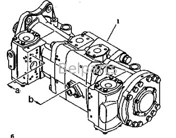 Bomba hidráulica para KOMATSU PC1000-1 PC1000LC-1 PC1000SE-1 PC1000SP-1 Partes de excavadoras Bomba de pistón 708-27-01080 708-27-02060 708-27-01090
