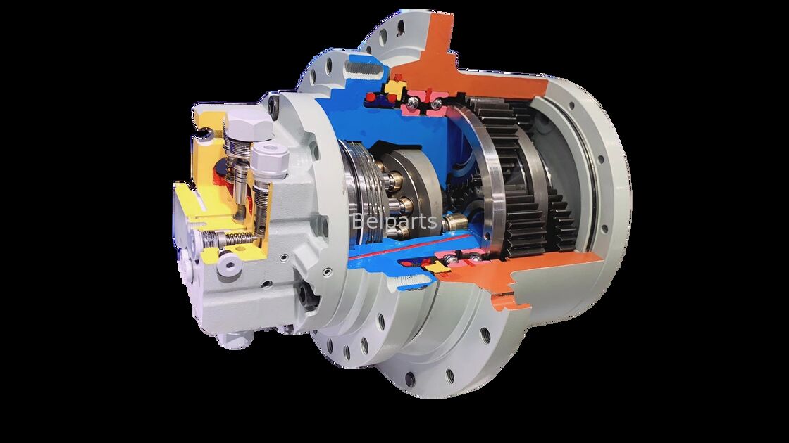 Dispositivo de conducción final para PC650-1 KOMATSU Partes de excavadoras 209-27-00043 209-27-00042 209-27-00041 209-27-00040 Dispositivo de conducción hidráulica Reducción del motor de viaje