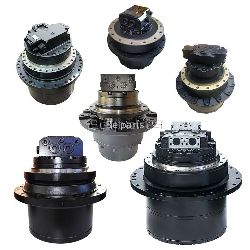 Para PC650-5 PC650LC-5 PC650SE-5 PC710-5 PC710SE-5 KOMATSU Partes de excavadoras 209-27-00200 209-27-00210 209-27-00220 209-27-00230 Motor de reducción de viaje con accionamiento hidráulico
