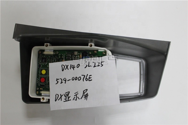 El racimo del panel del monitor del excavador DX140 exhibe SL225 el excavador Monitor 529-00076E
