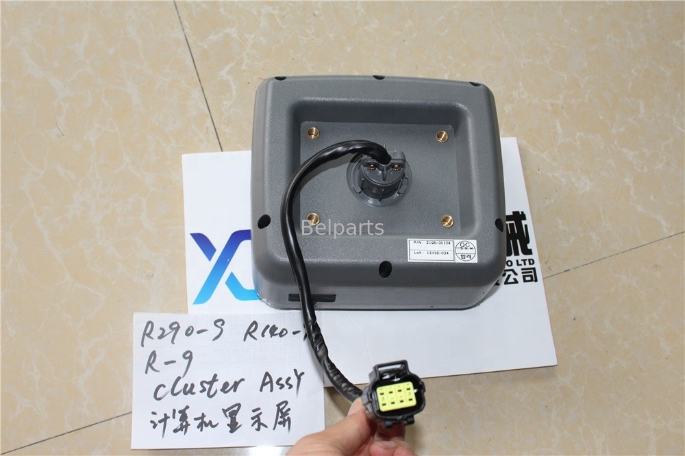 El panel de exhibición del montaje R140w-9 R200w-9 del RACIMO de Controller R520-9S R290LC-9 del excavador 21Q6-30102 21Q6-40300