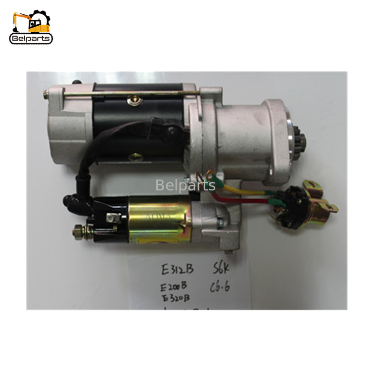 Excavador Start Motor E312B E200B E320B de S6K S4K que enciende el motor para el campo de la maquinaria