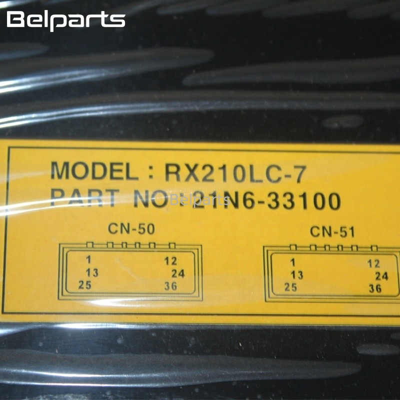 Tablero del ordenador de Controller 21N6-33100 del excavador de Spare Parts RX210LC-7 del excavador de Belparts