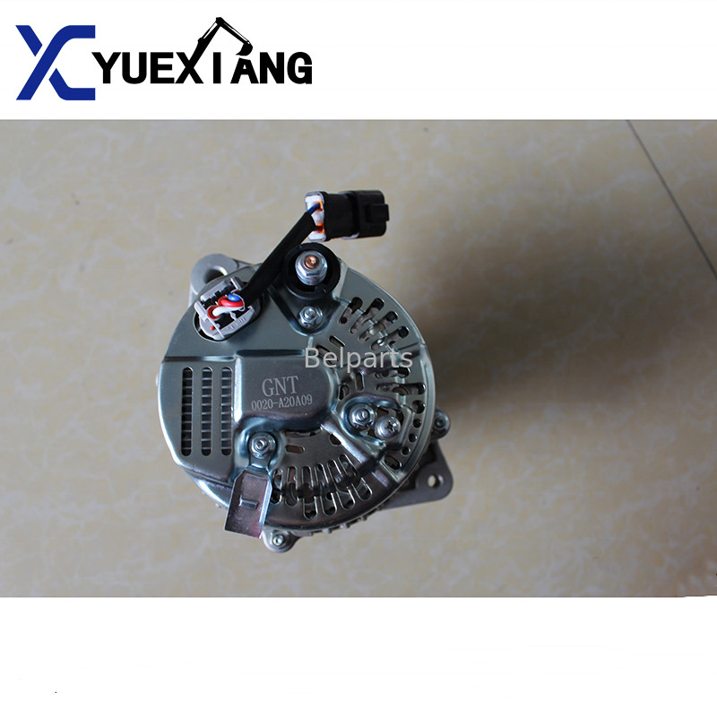 Motor 600-821-6130 101211-7960 del generador 600-861-3420 de Alternator PC200-7 PC200-8 PC200-6 del excavador de Belparts 6D107
