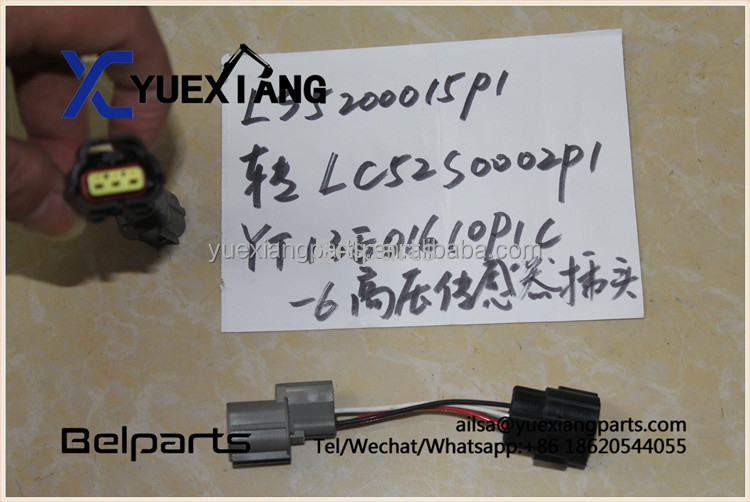 Enchufe de alta presión YT13E01610P1C-6 del sensor de Spare Parts LS5200015P1 LC52S0002P1 del excavador de Belparts