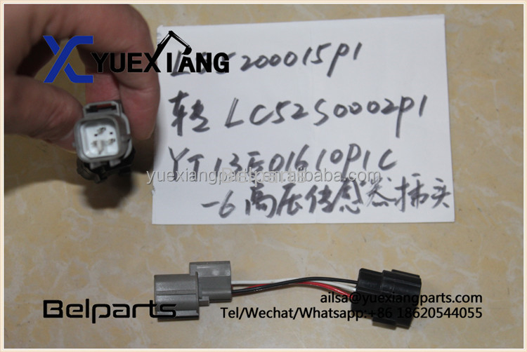 Enchufe de alta presión YT13E01610P1C-6 del sensor de Spare Parts LS5200015P1 LC52S0002P1 del excavador de Belparts