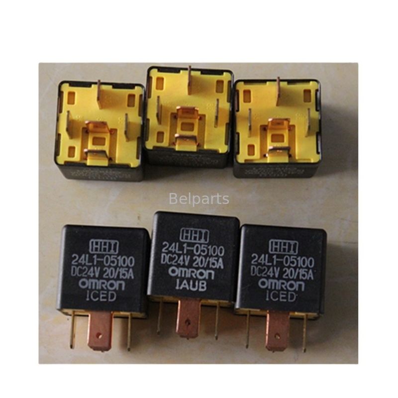Excavador Spare Parts Relay 24L1-05100 para la retransmisión de HL730-7 HL730-7A R380LC-9 HL740-9S con 3 Pulgs 24L105100