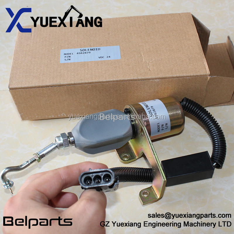 Solenoide eléctrico de la parada del interruptor SD008A2 de Spare Parts 4942879 Flamout del excavador para el cavador