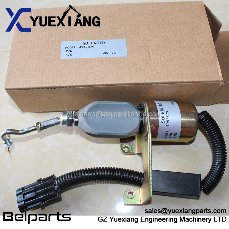 Solenoide eléctrico de la parada del interruptor SD008A2 de Spare Parts 4942879 Flamout del excavador para el cavador