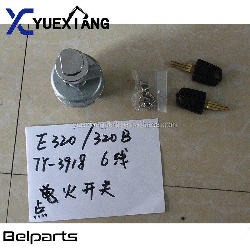 El excavador 307 308C 312 de Belparts 320 6 líneas eléctricas 320C cambia el arrancador de la ignición del comienzo E320B E320C 7Y-3918 del calor del grupo