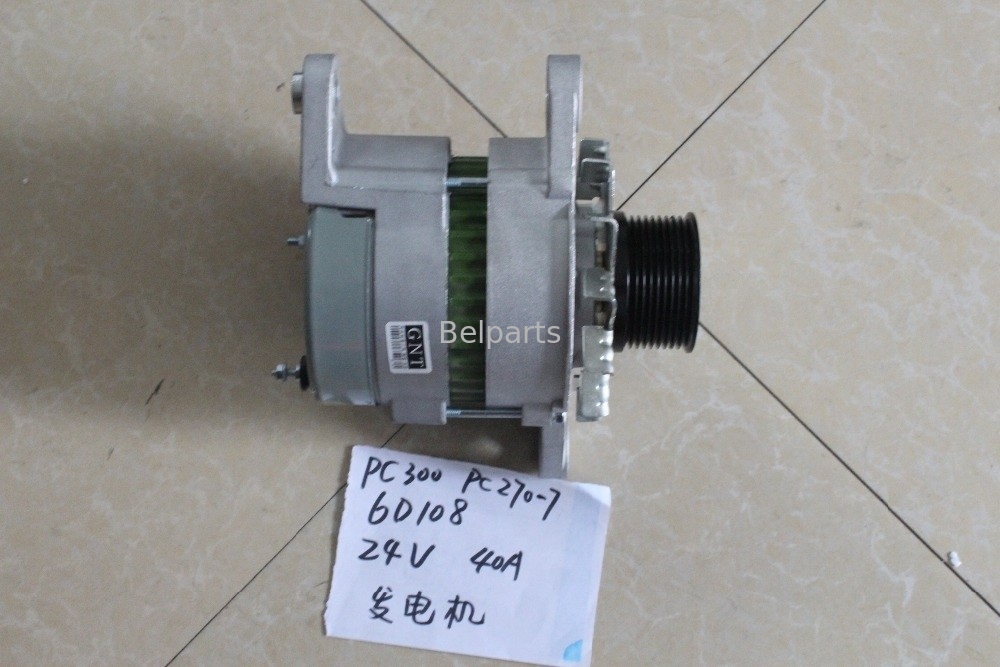 Generador 0-33000-6511 del alternador 6D108 600-821-6160 del motor de Parts PC300-6 PC270-7 PC300-5 PC300-7 del excavador de Belparts
