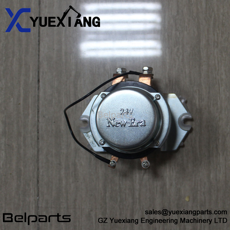 Retransmisión del solenoide del interruptor BR-266 24V 4255762 de la retransmisión de la batería de Parts EX60 EX120 EX200 EX300 del excavador de Belparts