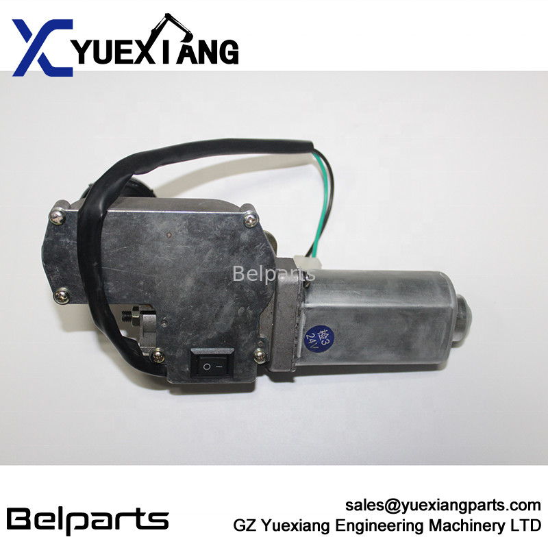 Motor del limpiador de la asamblea de la lluvia de Electric Part Windscreen 24V del excavador para SH120-3 SH100-3 SH200-3 SH200A3 SH200