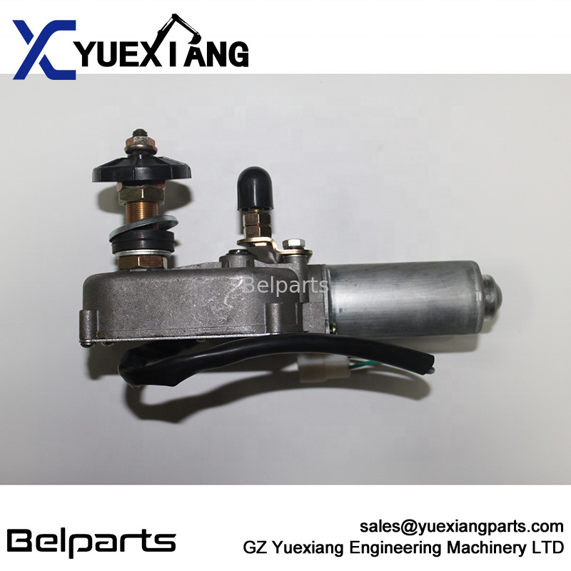 Motor del limpiador de la asamblea de la lluvia de Electric Part Windscreen 24V del excavador para SH120-3 SH100-3 SH200-3 SH200A3 SH200