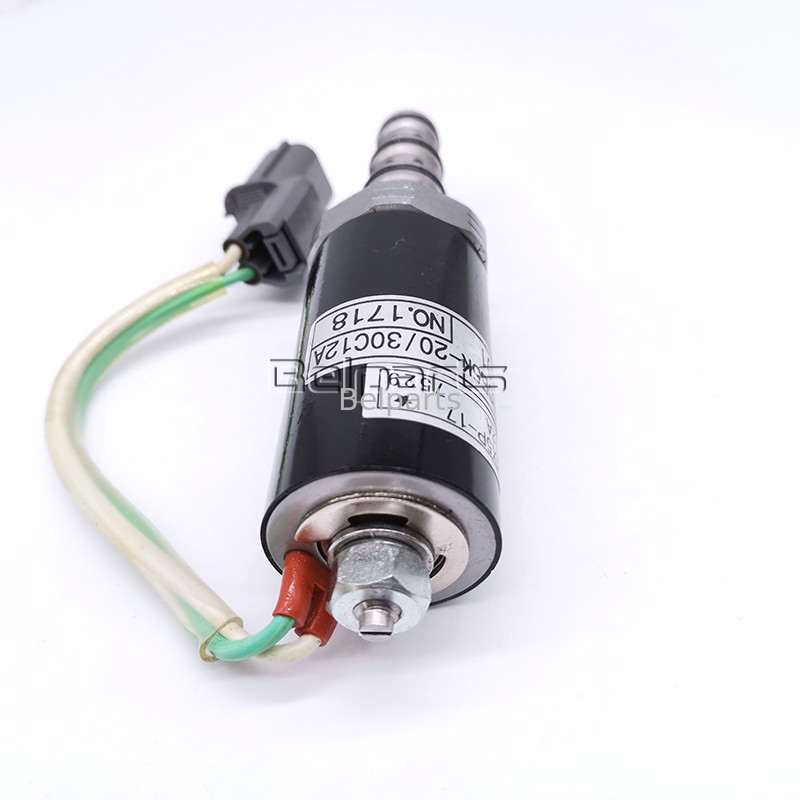 Válvula electromagnética de la pequeña del excavador bomba principal hidráulica de Parts SK200-5 12A-101 12A-111 G24D12 G24Y12