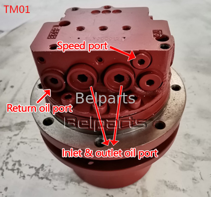Las piezas de cinturón U15-3 KX41.2 KX41.2V KX36.3 K008 Excavadora Motor hidráulico Kubota15 SK1.5 Para TM01